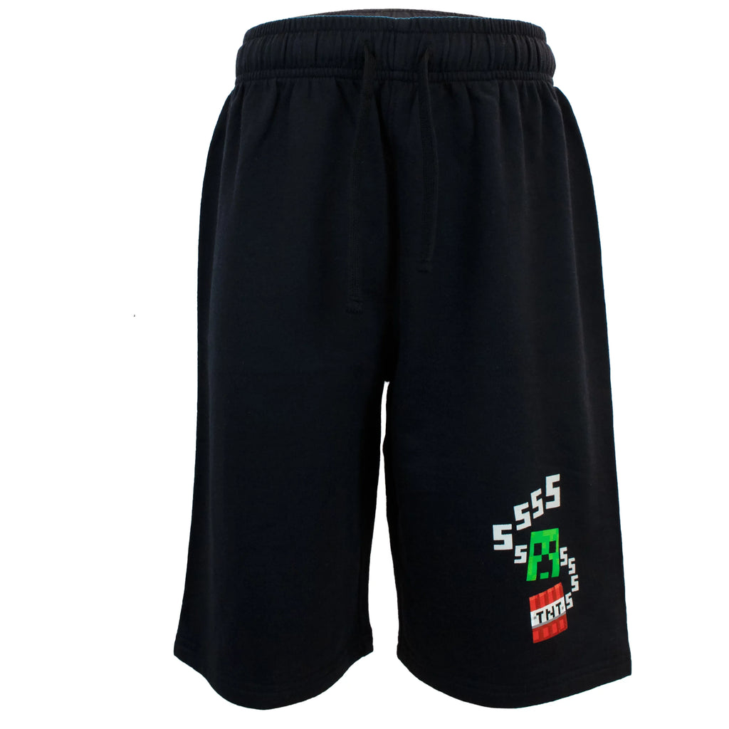 Boys Short Set with Black Short and Green Hooded T-Shirt R1467
