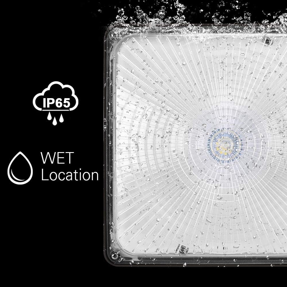 27W LED Canopy Area Light 6 Pack 3800 LM Cool Light A820357