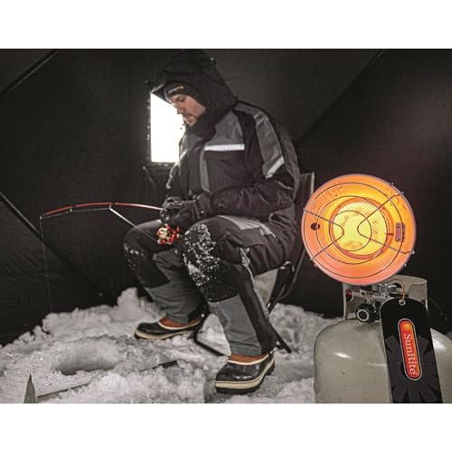 Single Tank Top Propane Radiant Heater, 10-15,000 BTU, Portable F891