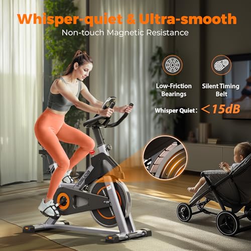 Magnetic Indoor Cycling Bike with Tablet Holder L582988