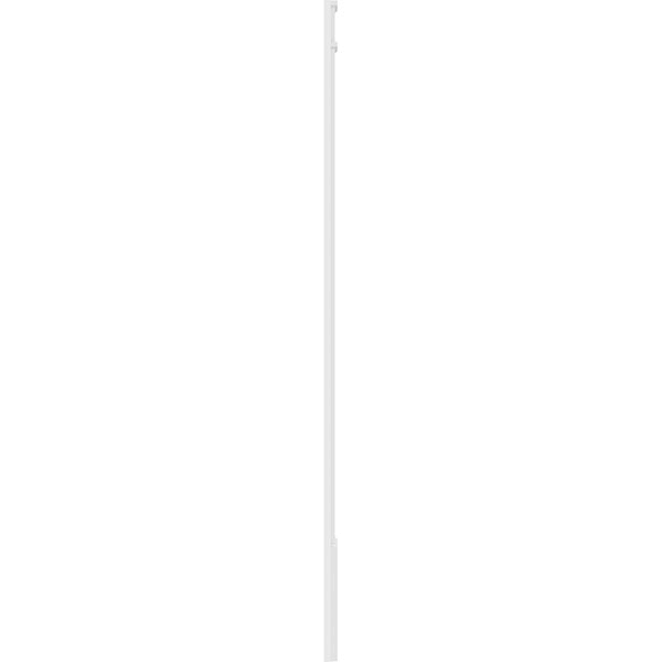Fluted PVC Pilaster with Decorative Capital & Base (Pair) U2264