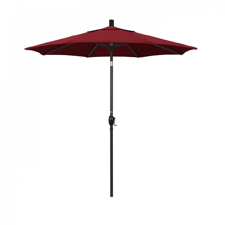 7.5' Patio Umbrella with Bronze Aluminum Pole and Ribs U687938