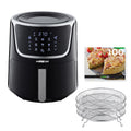 7-Quart Electric Air Fryer with Dehydrator and Stackable Racks M69209
