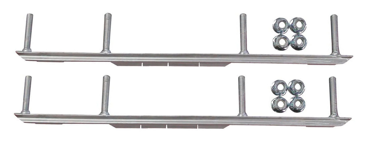 Yellow XCS Snowmobile Skis with 6" Shaper Bars Complete Kit X401682