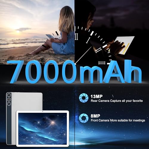 10 inch 128GB Storage 14GB RAM Android 14 Tablet O98734
