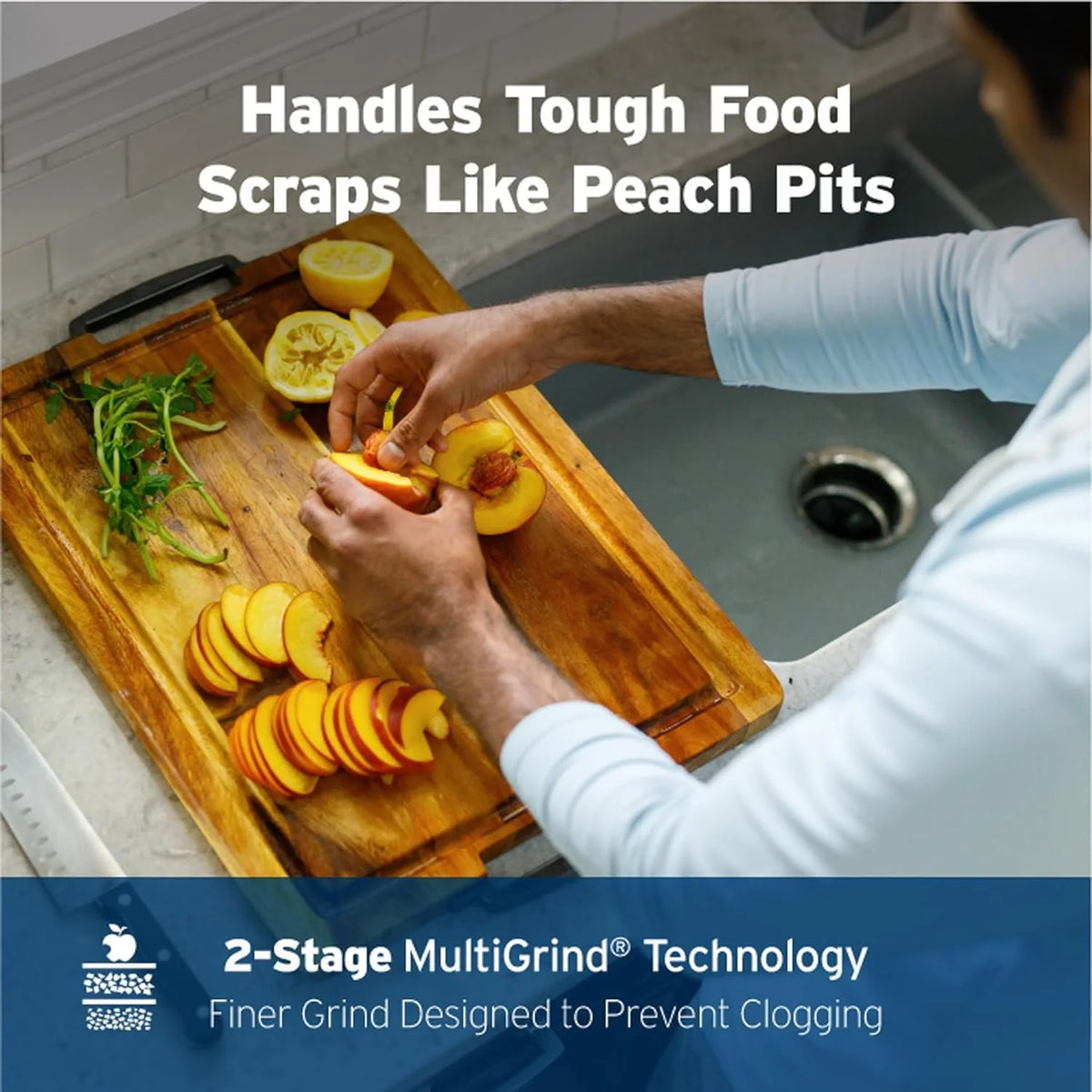 1 HP Continuous Feed Garbage Disposal S985
