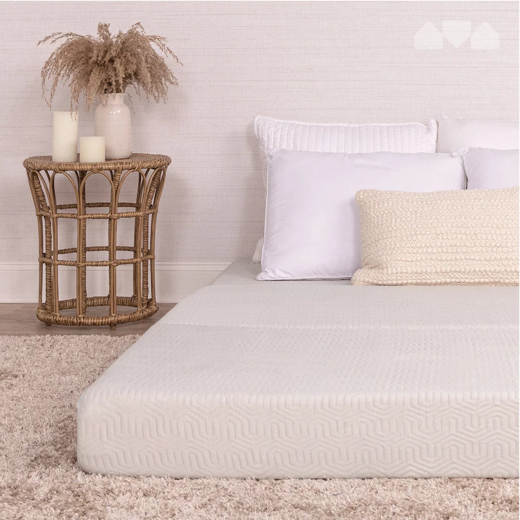 6-Inch Memory Foam Tri Folding Mattress Full Size H210
