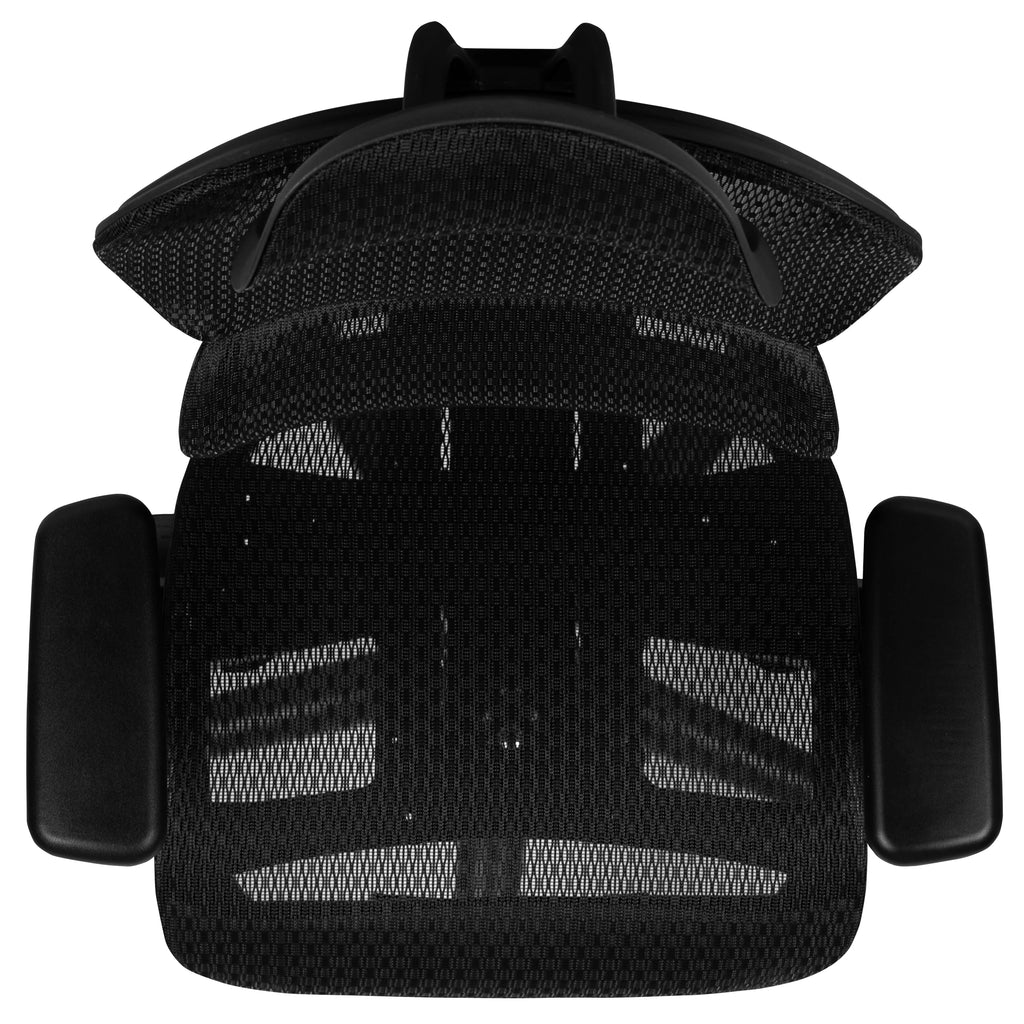 Ergonomic Mesh Office Chair with Lumbar Support in Black J6713