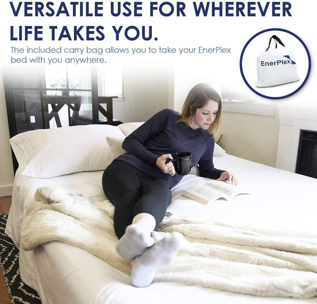 Luxury 15 Inflatable Twin Air Mattress with Built-in Dual Pump E295581