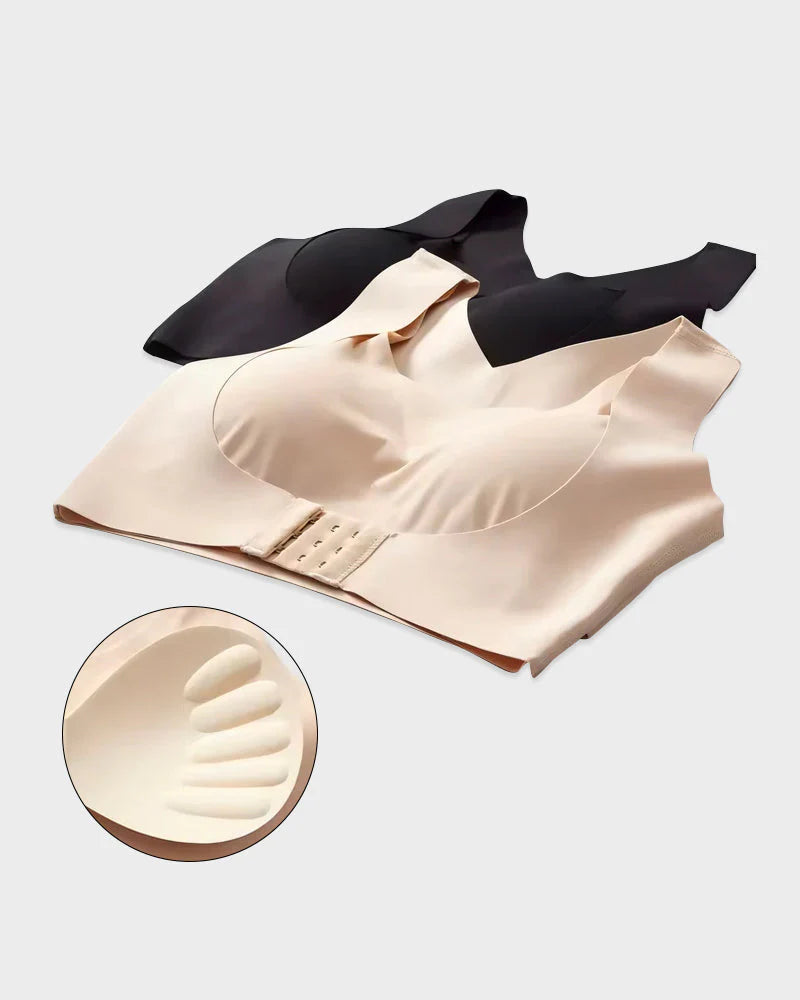 Front Closure Cross-Back Wireless Bra B3688