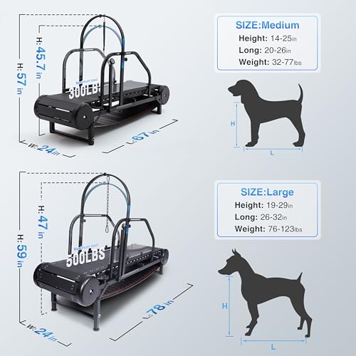 Adjustable Ramp Canine Running Slatmill Machine with Pedometer Z580