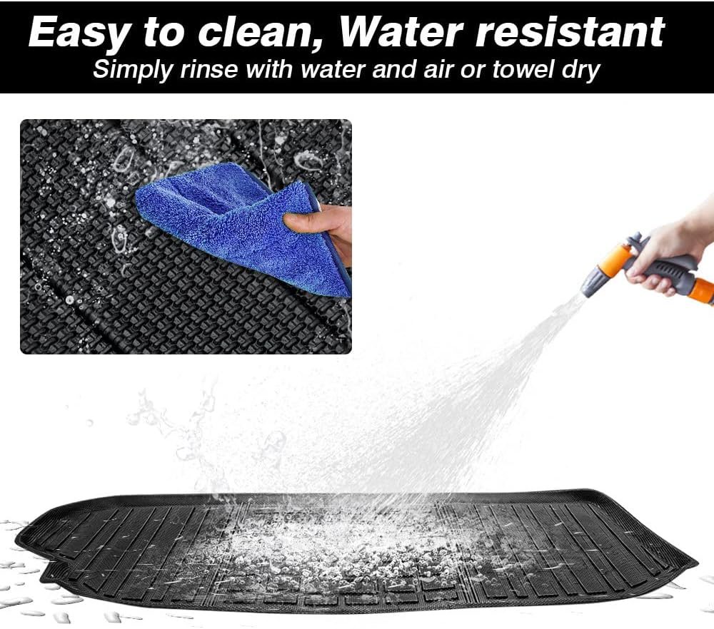 Black All Weather Cargo Liner Trunk Floor Mat S900