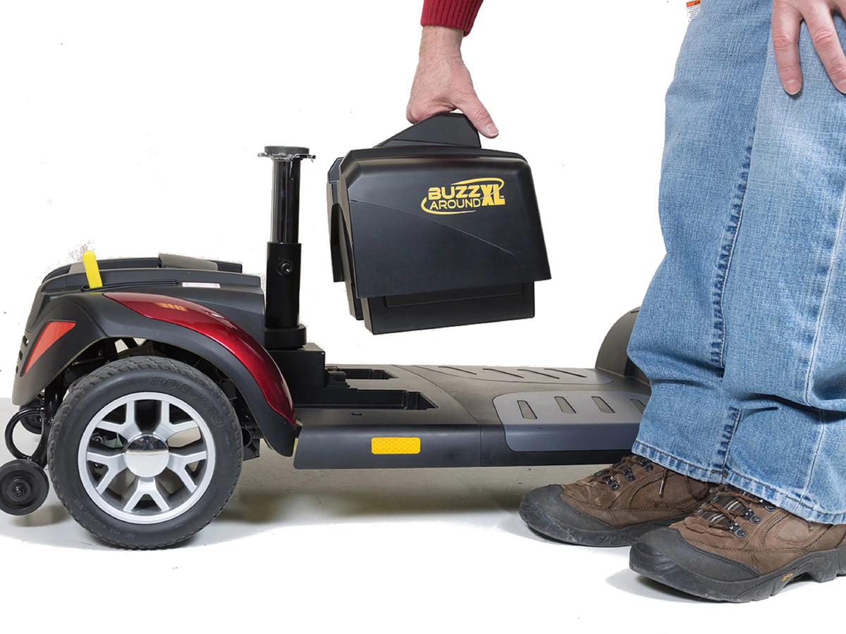 Red 4-wheel Travel Scooter H55860