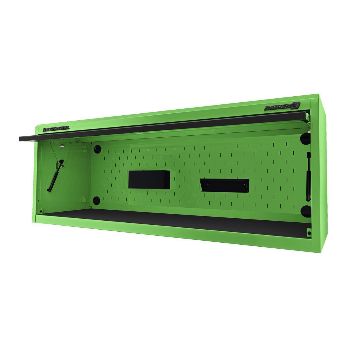 72 in. x 22 in. Green Work Center Hutch I138