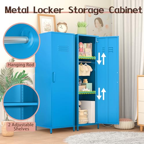2 Door Metal Locker Storage Cabinet I226