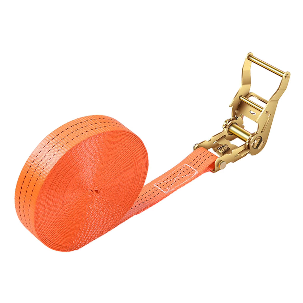 Orange 4cm Multipurpose Cargo Ratchet Straps, 8 Meters H731
