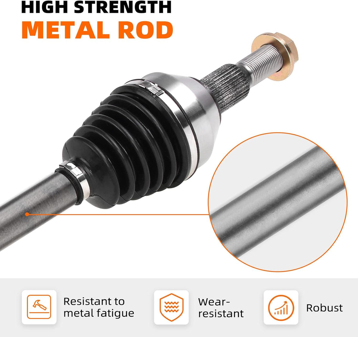 CV Axle Shaft Front Passenger Side T330