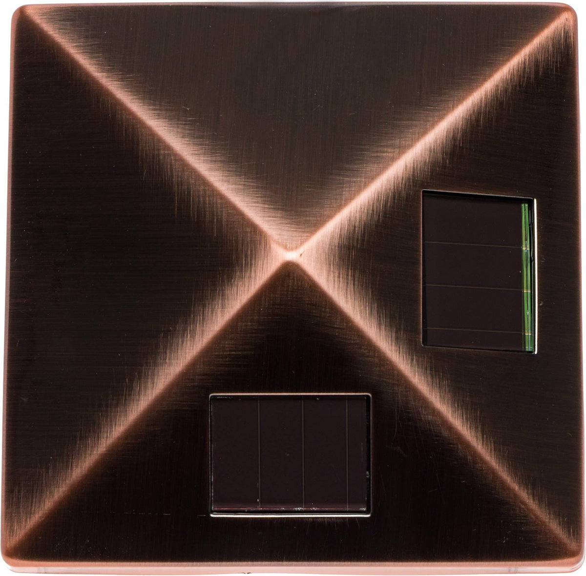 8 Pack Solar Post Cap Light for 4x4 Wood or PVC, Vinyl Posts (Bronze) N13342