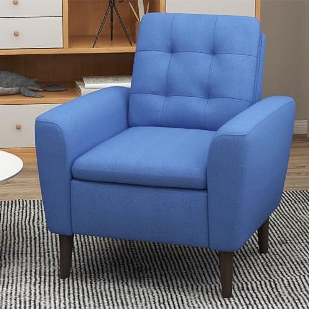 Yellow Upholstered Fabric Accent Chair S57507