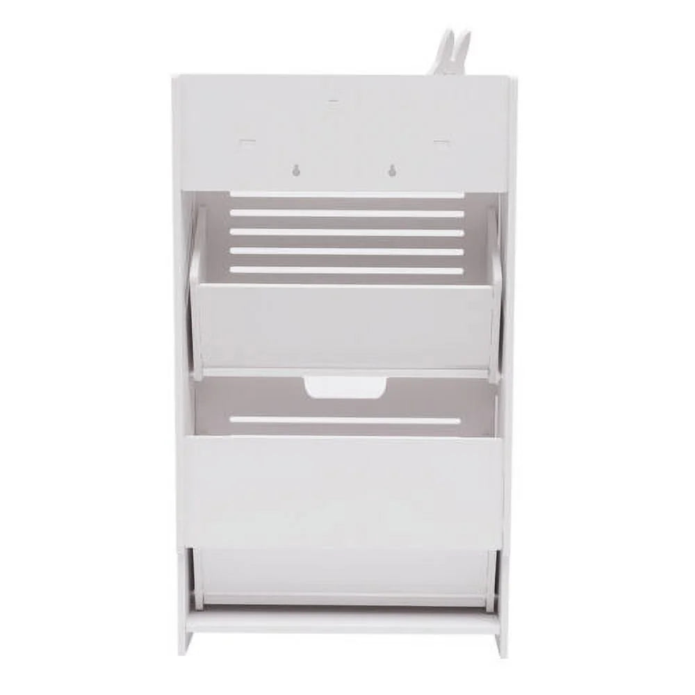 Slim Narrow 2 Flip Drawers Shoe Cabinet X322514