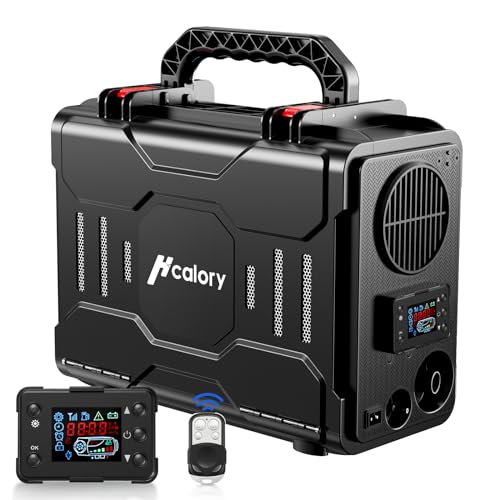 12V Portable Diesel Air Heater 5KW with Bluetooth APP Control and LCD Monitor E8306