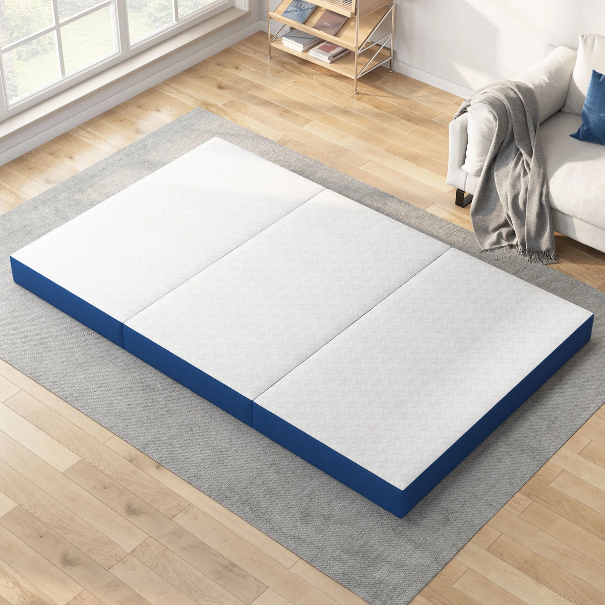 Twin Size Memory Foam Tri-Fold Mattress E619502