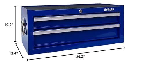 Blue 2 Drawer Metal Tool Chest J308411