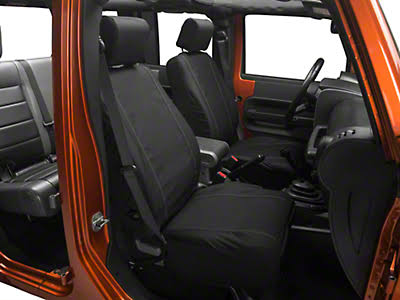 Black Front Seat Covers with Pockets I226623