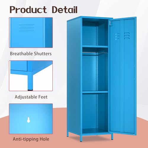 2 Door Metal Locker Storage Cabinet I226
