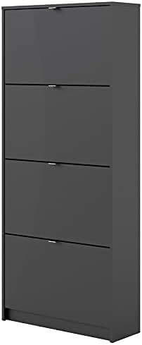 Black 4 Drawer Shoe Cabinet V609780