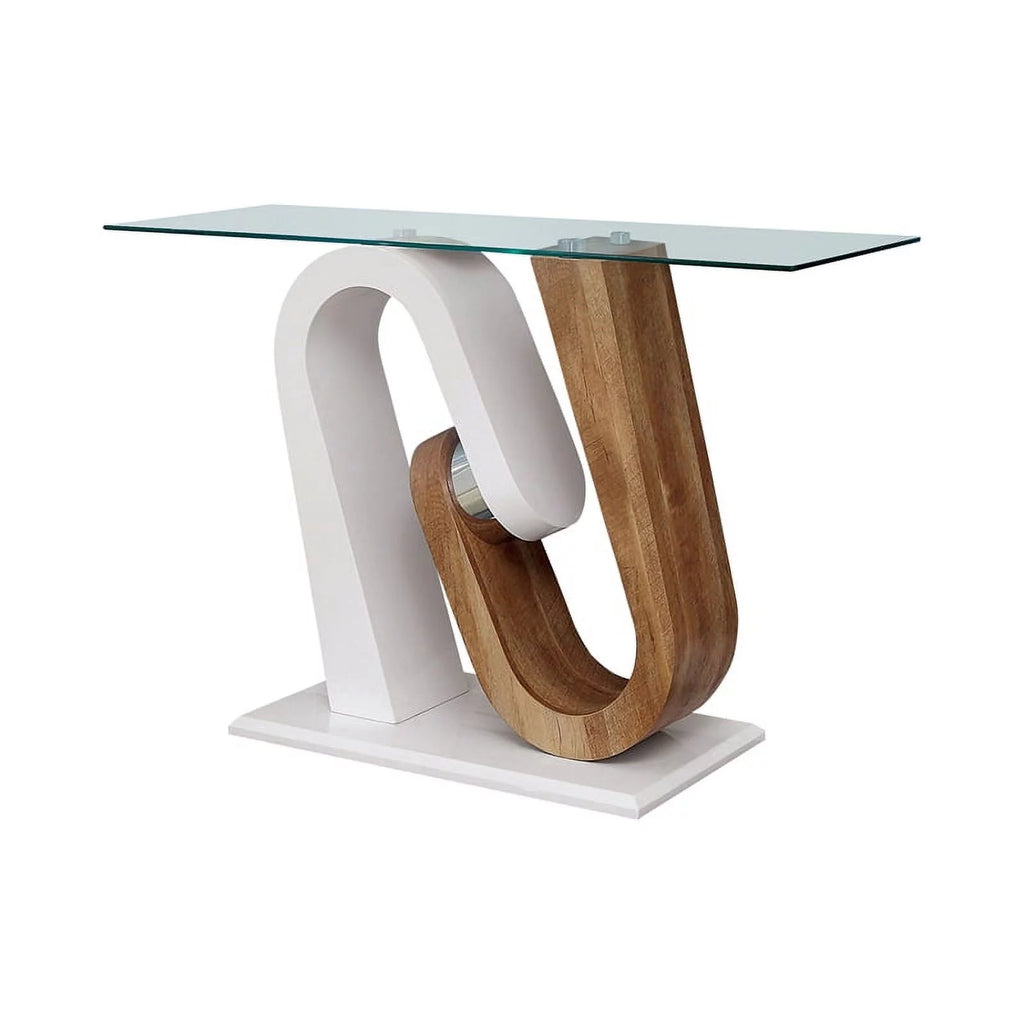 White 3-Piece Wood Coffee Table Set E15515