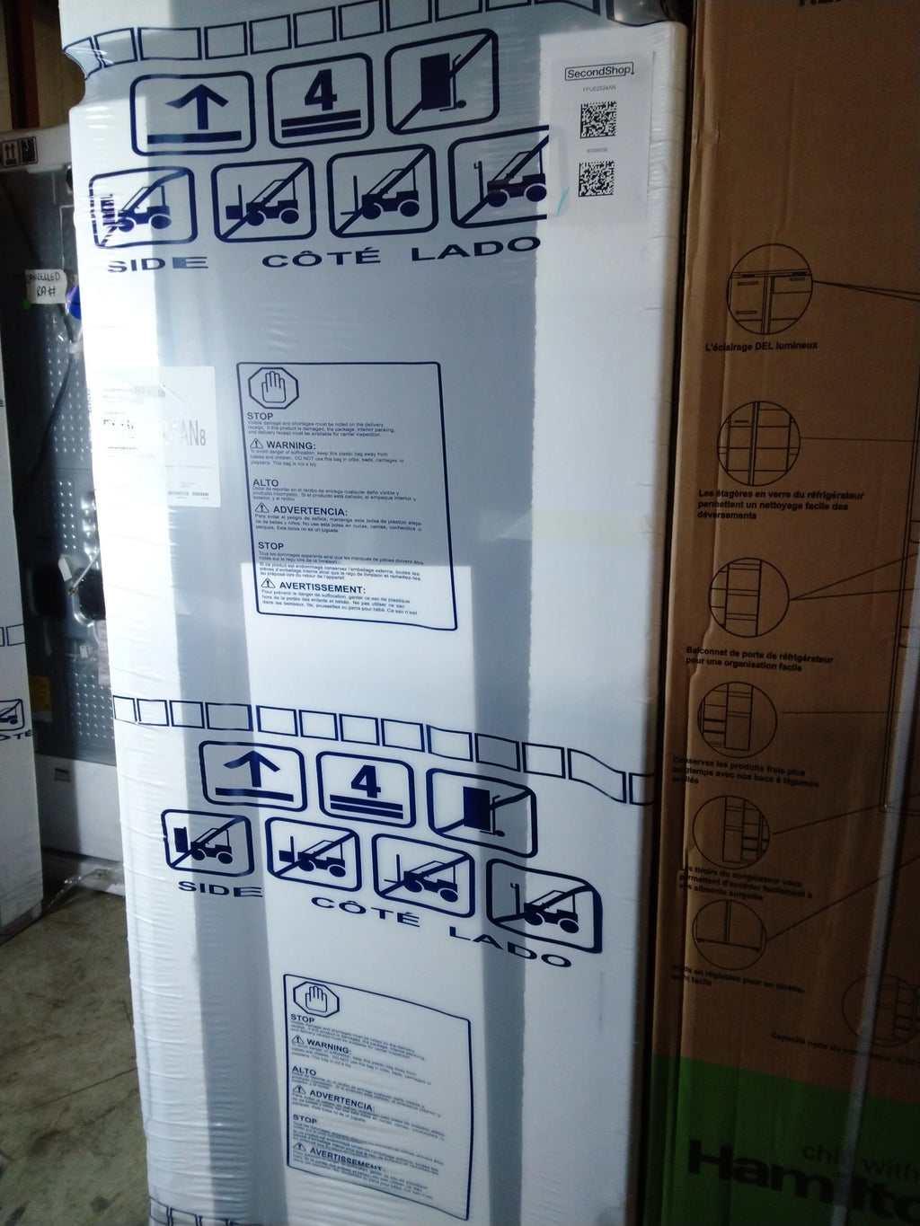 20 Cu Ft Upright Freezer with Auto-Close Doors H74462