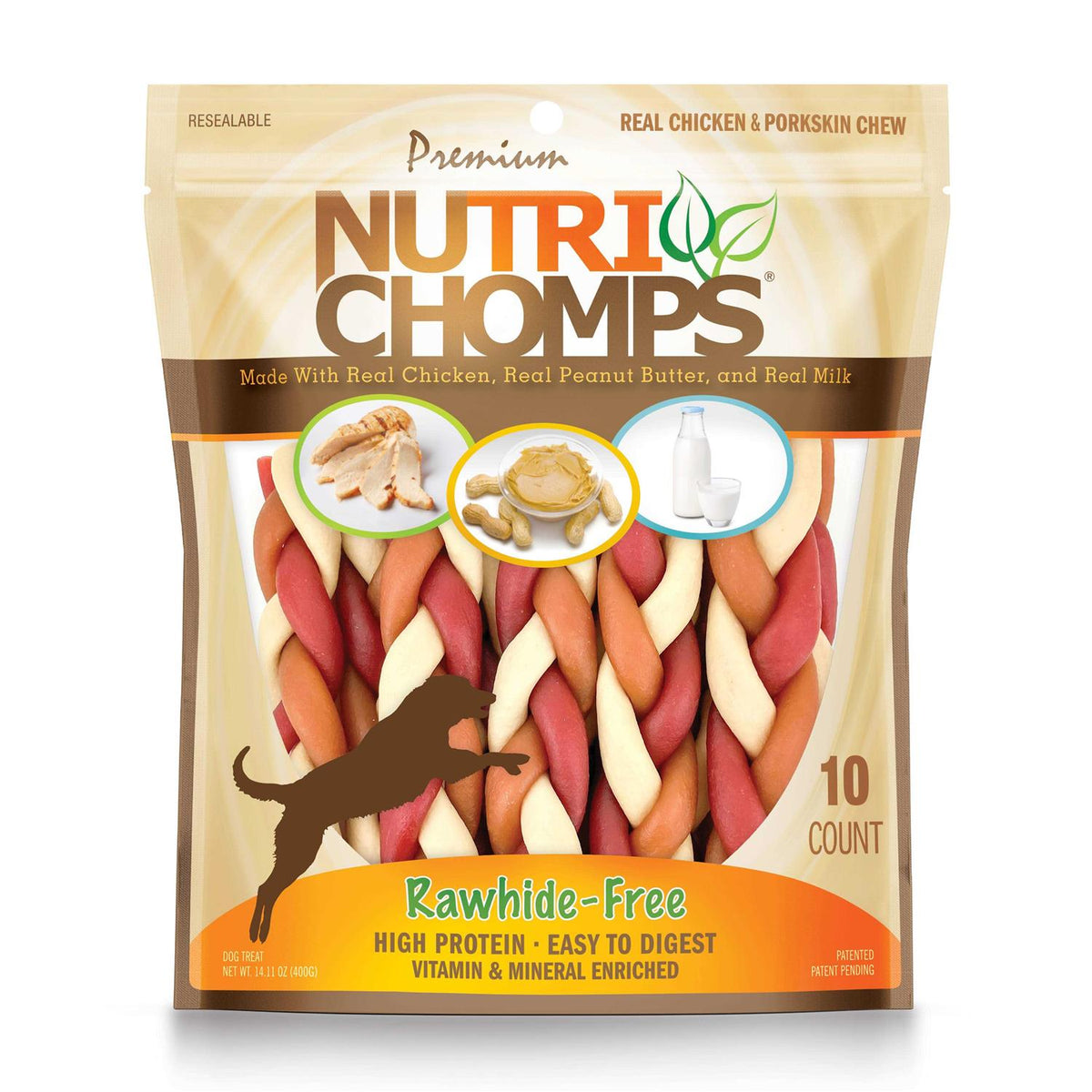 Mixed Flavor Braids Dog Chews 6 Inch I125038