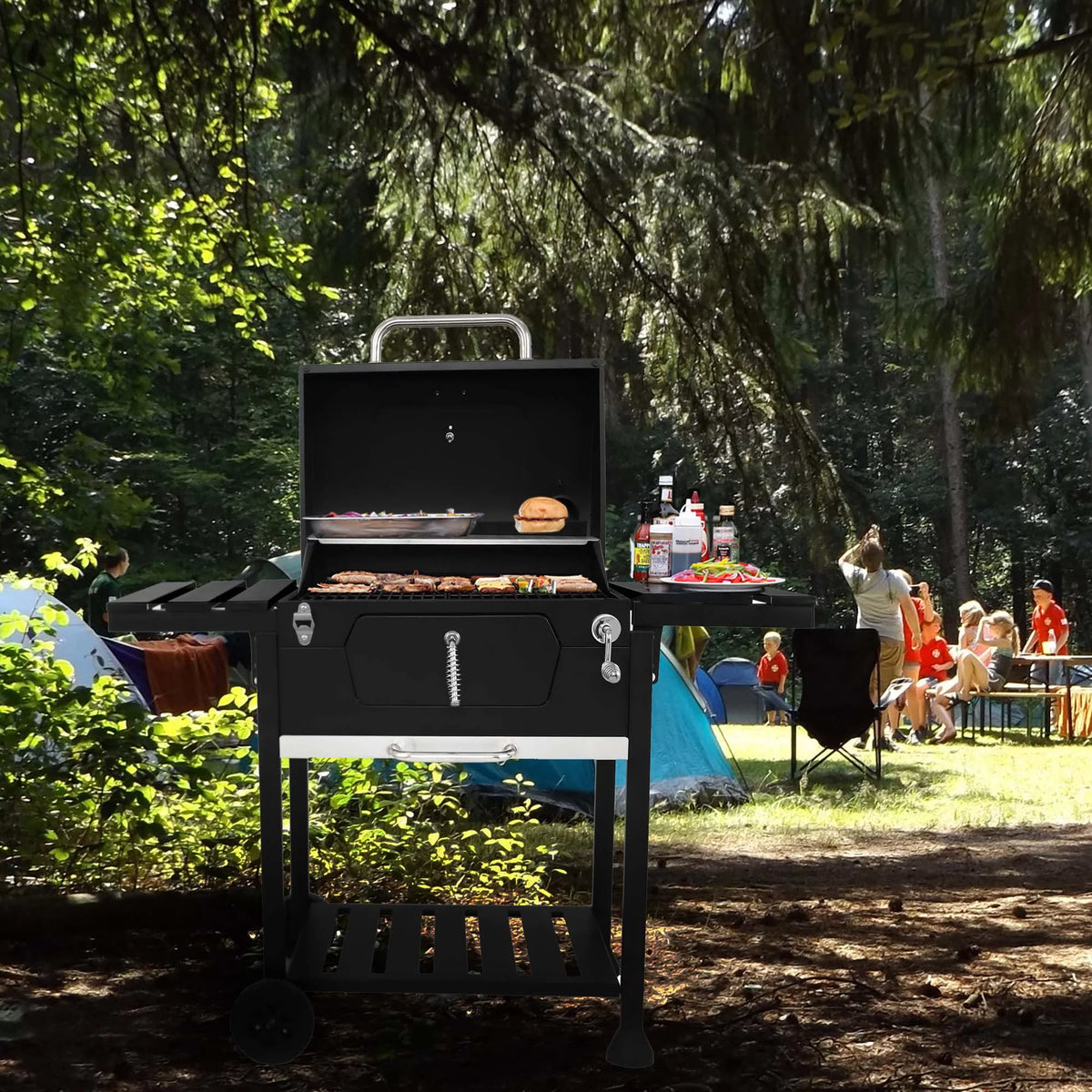 24-inch Charcoal BBQ Grill F68681