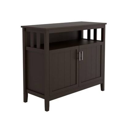 2 Door Accent Cabinet Espresso F5015