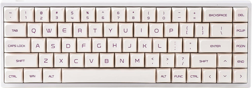 Translucent ABS Mechanical Keyboard 68-Key with Gateron Blue Switch G283546