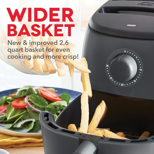Compact Grey 2.6 Qt. Electric Air Fryer Oven C142270