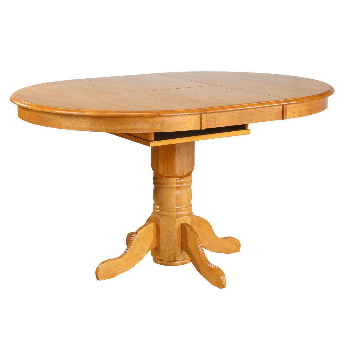 Oak Extendable Wood Pub Table Y74795