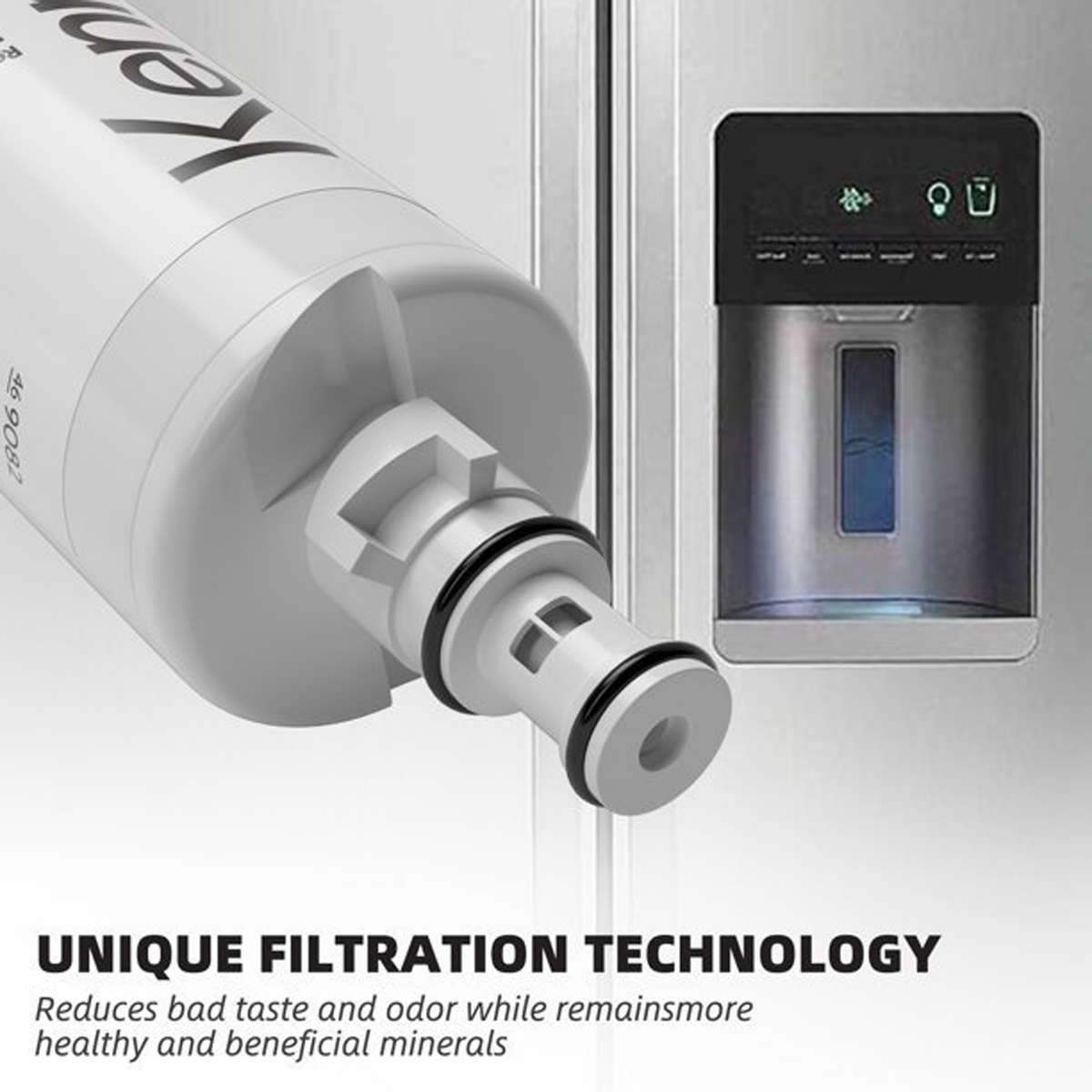 Refrigerator Water Filter Replacement Compatible with Kenmore 46-90410, 469010, 6-9085, 9085, AQUACREST AQF-4396508 K100058