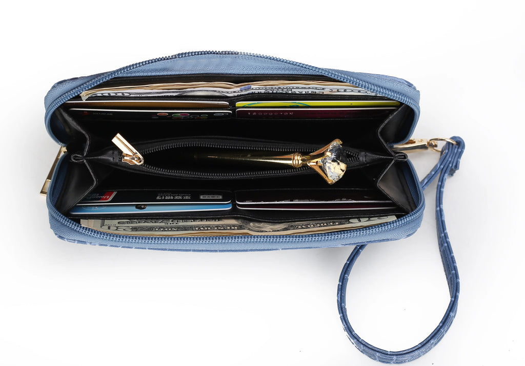 Oversize Tote Handbag & Wallet Set W955