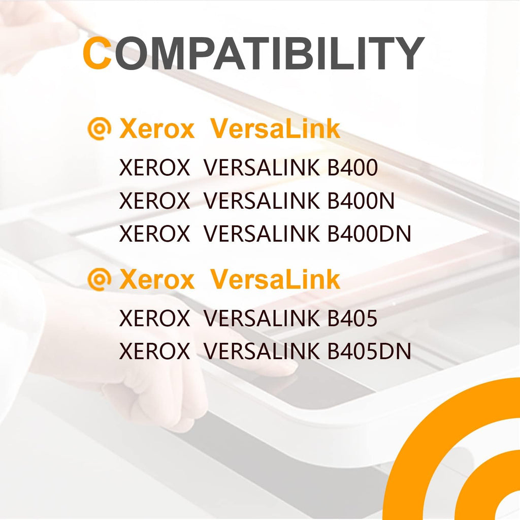 Remanufactured Toner Cartridge for Xerox B405 B400 Printer (High Yield, 1 Black) I68066