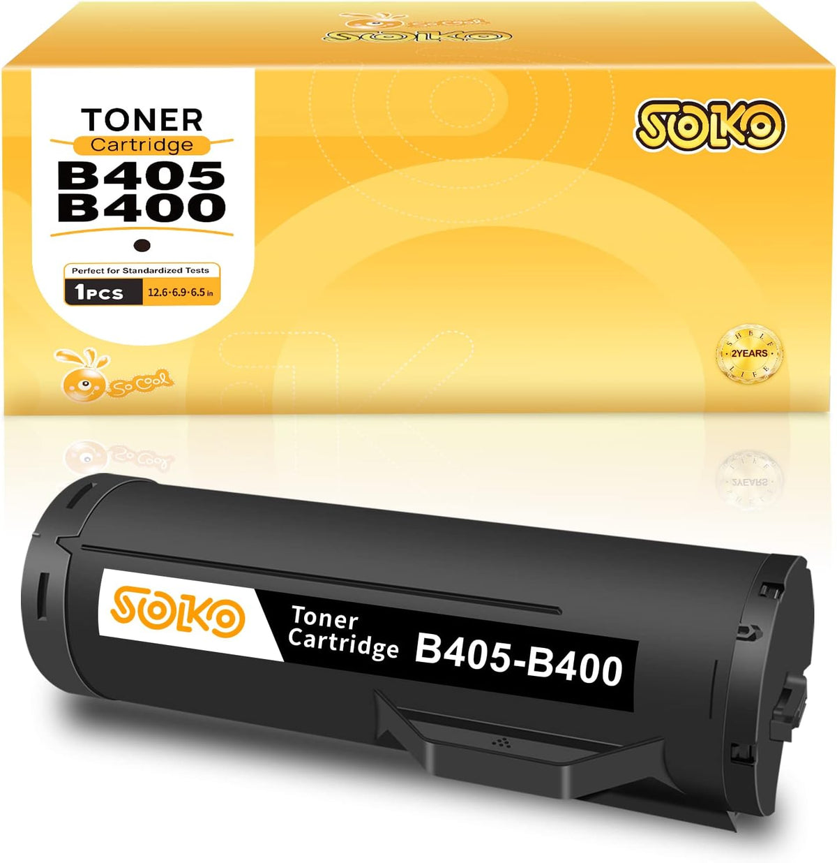 Remanufactured Toner Cartridge for Xerox B405 B400 Printer (High Yield, 1 Black) I68066