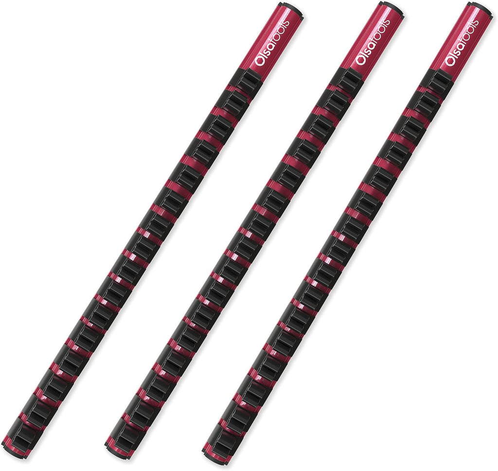 Magnetic Screwdriver Organizer Kit 3pc Set Red Pack of 2 Y240