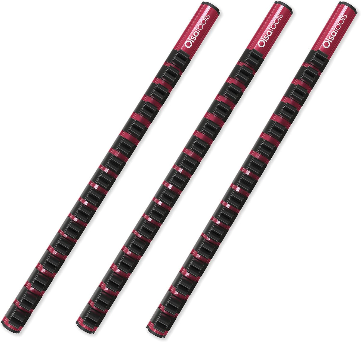 Magnetic Screwdriver Organizer Kit 3pc Set Red Pack of 2 Y240