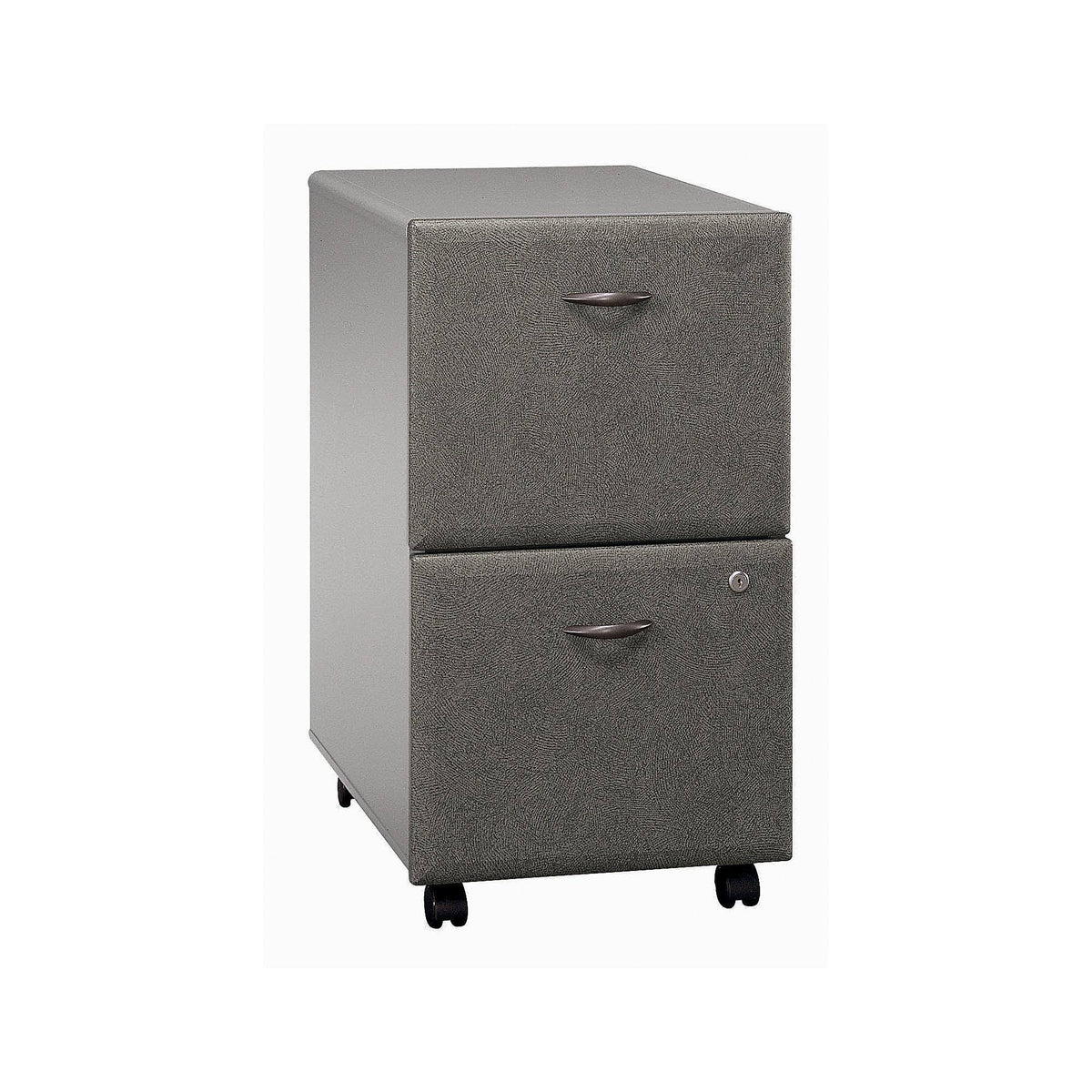 Pewter 2 Drawer Mobile File Cabinet T116337