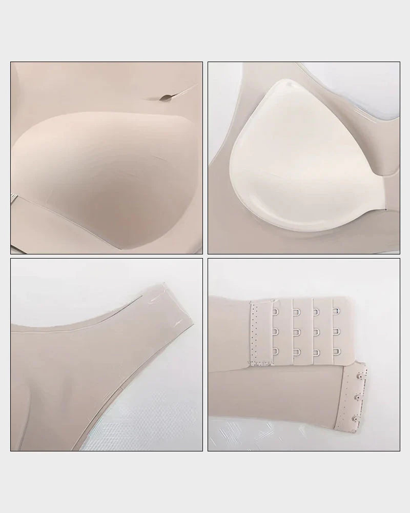 Front Closure Cross-Back Wireless Bra B3688