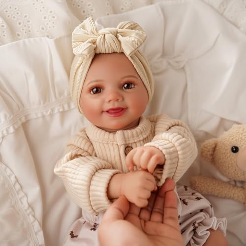 17Inch Soft Vinyl Realistic Poseable Baby Doll I5437