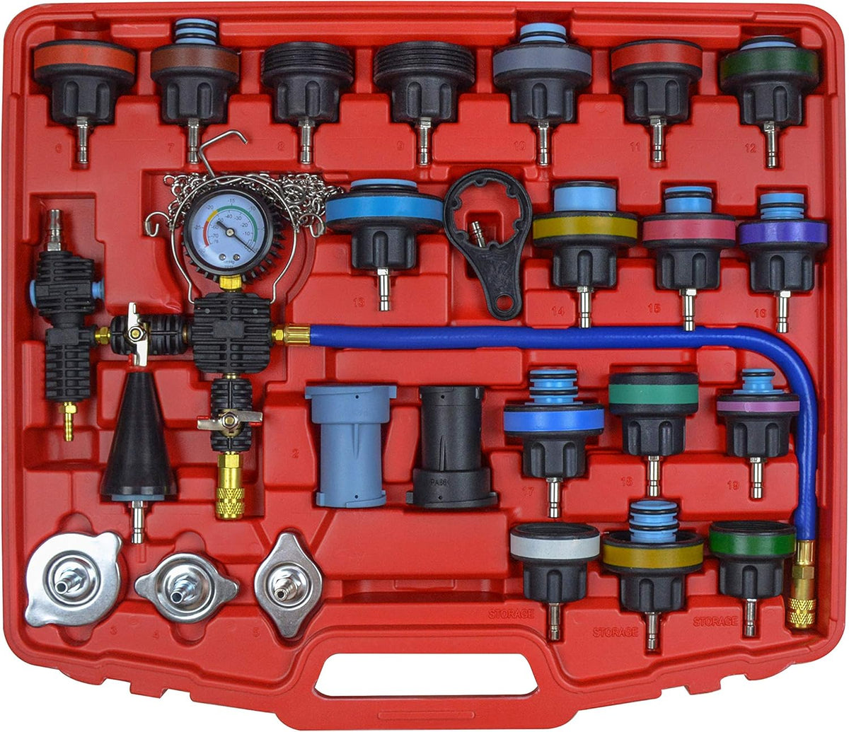 28PCS Universal Radiator Pressure Tester Kit X657