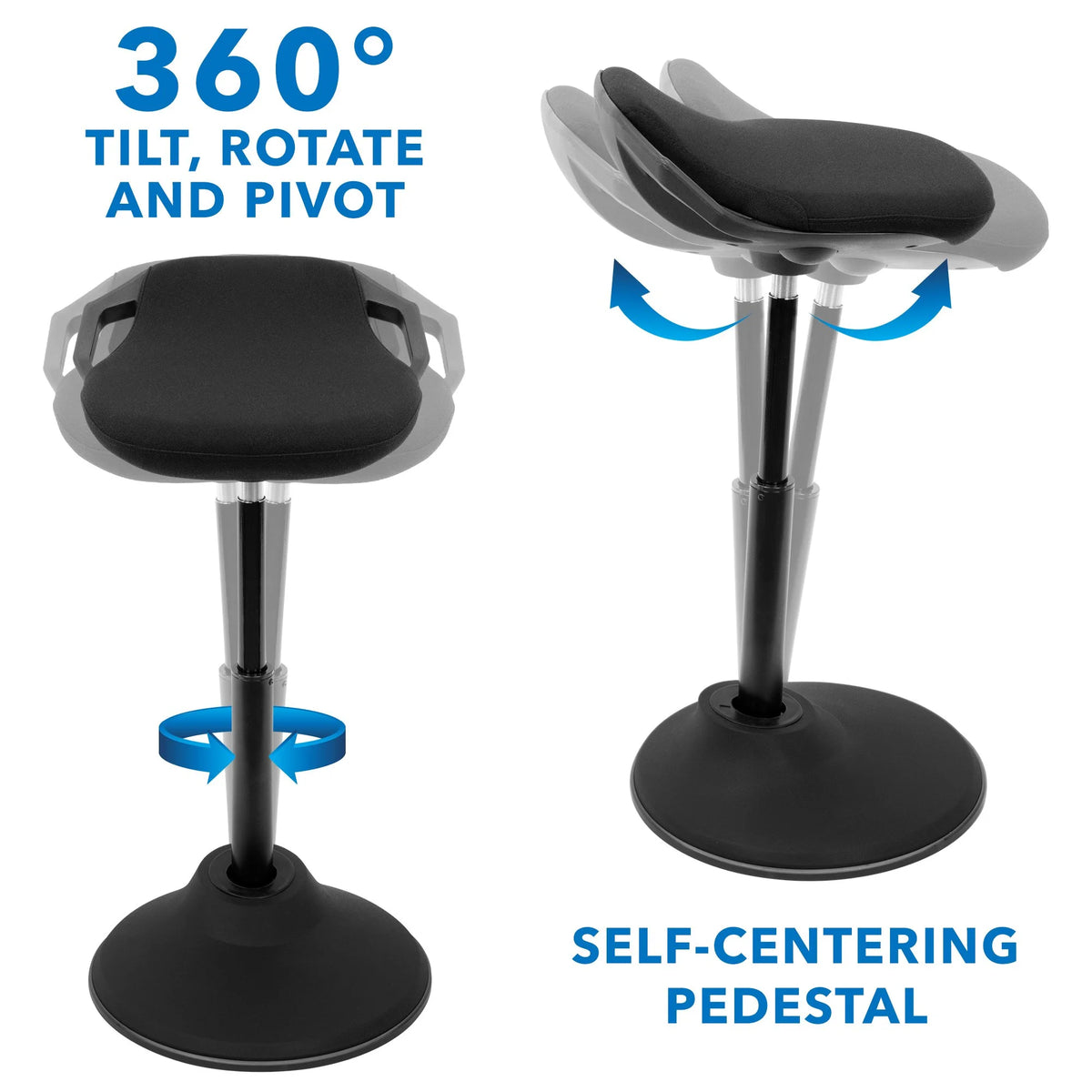 Ergonomic Height Adjustable Backless Stool Y297283