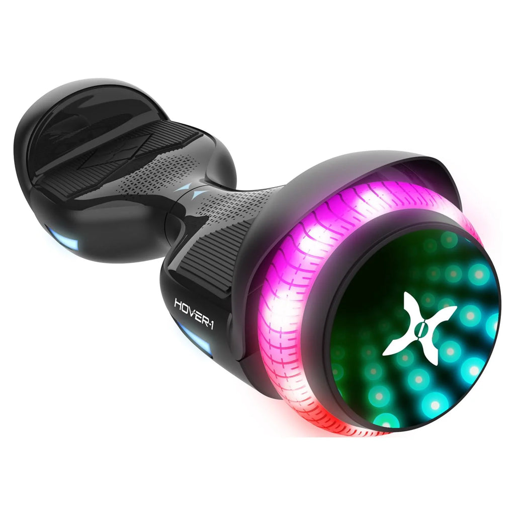 Black Hoverboard with Bluetooth Speaker and LED Lights H871